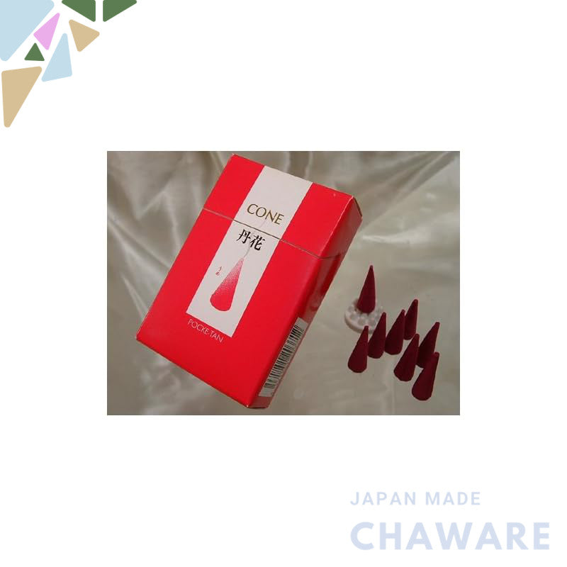 Kōgen Daihatsu Incense Pocket Tanka (Poke-Tan) Cone Plum #PK-2