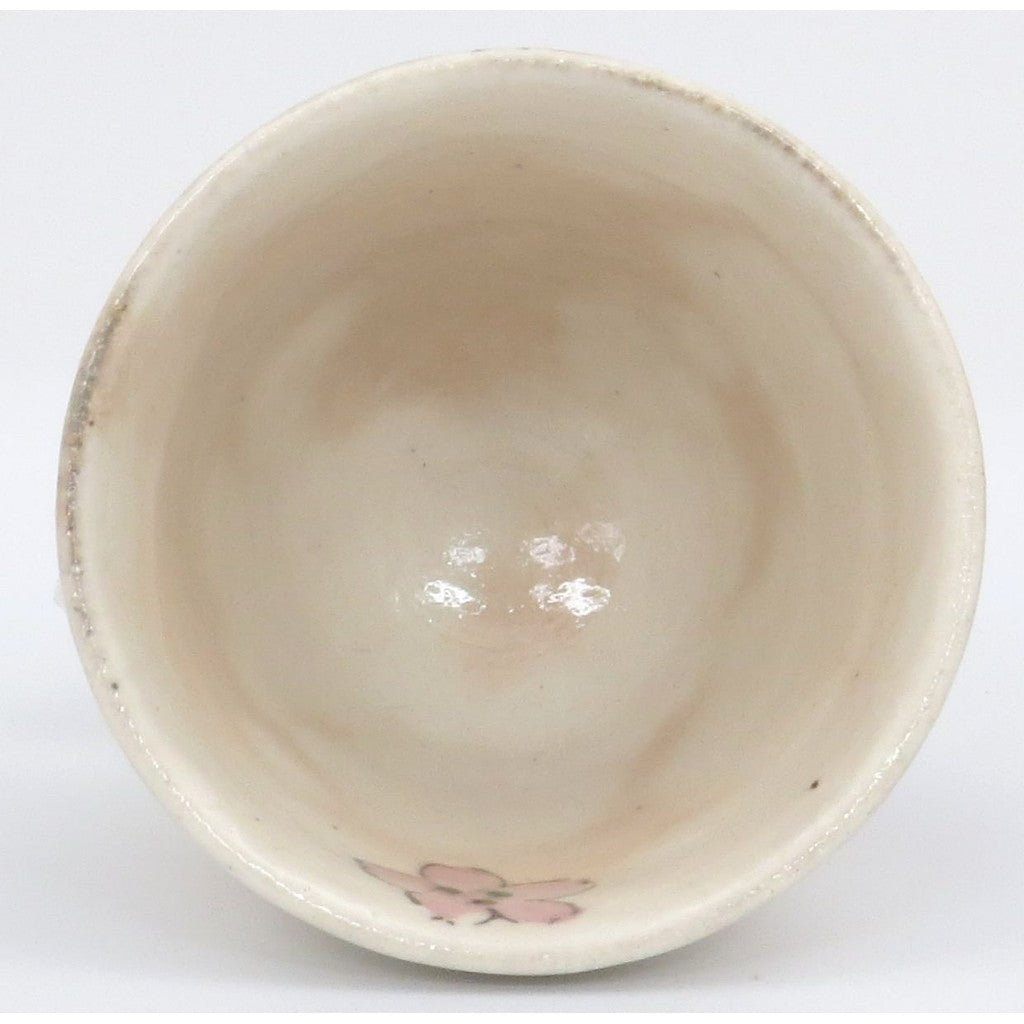 Arita Ware, Higashihara Kiln, Powdered White Fuji Cherry Blossom Cup, Small, Red, 306143 - Made in Japan