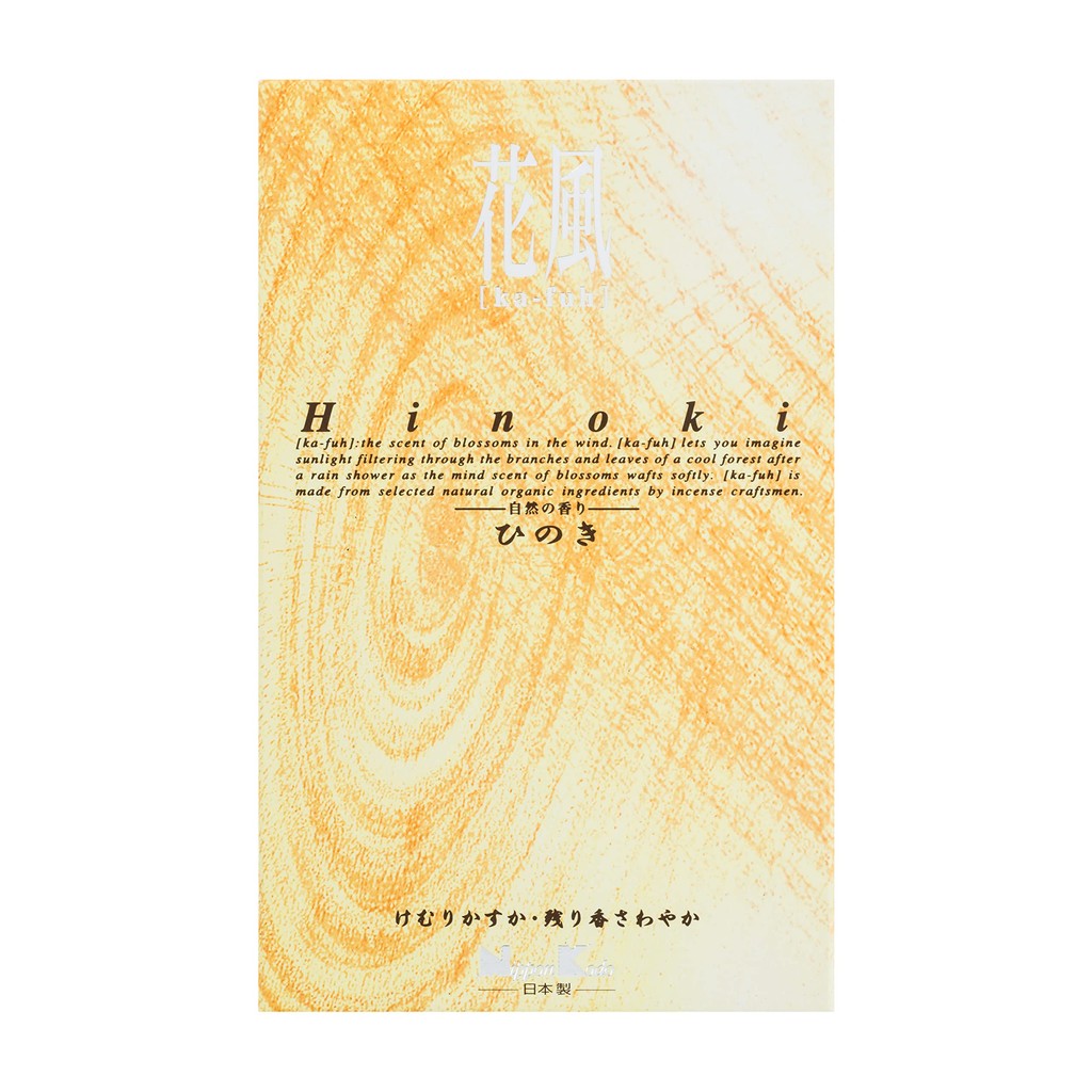 Nippon Kodo Hanakaze Hinoki Rose Incense Stick 1 piece