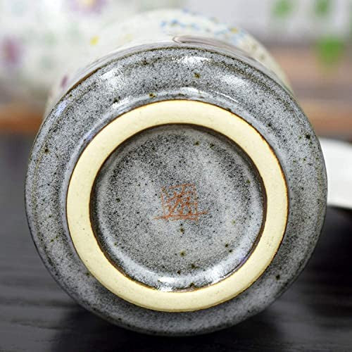 Stylish Yunomi (Japanese Tea Cup) - Kutani Ware, Sunlit Yunomi Chawan, Ceramic, Brand, Japanese Tableware, Made in Japan.