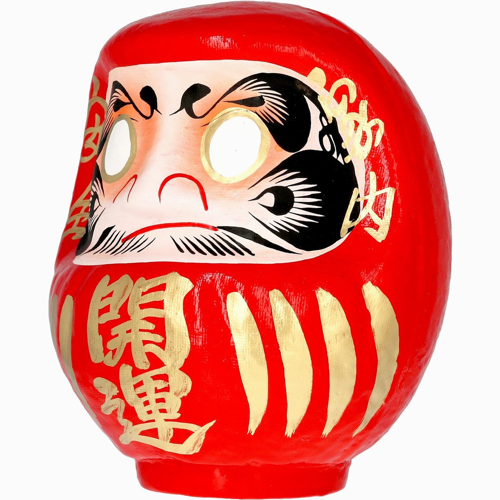 【Templar Prayer Completed】Household Safety Takasaki Daruma Good Fortune Height: approx. 15 cm Red Family No Illness and Disaster Prevention Amulet Takasaki Daruma Daruma (10. Good Fortune Household Safety Red AD017)