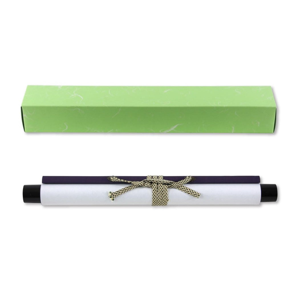 Here is the translation of the provided terms:
- 掛軸 (Kakejiku) - Hanging scroll
- 掛け軸 (Kakejiku) - Hanging scroll (alternative reading)
- 模表装 (Mohyousou) - Decorative mounting (or imitation mounting)
- 月輪 (Getsurin) - Moon circle (or moon ring)
- 小型サイズ (