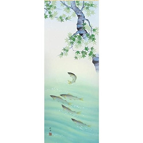 Hanging Scroll by Koju Nagasaki - Four Seasons of Flowers and Birds (Summer / Single Width) (Flower and Bird Painting / Hanging Scroll) (Tokonoma)