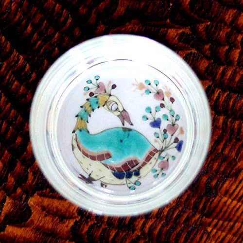 【made in japan】
Yamachika Tai Kutani Porcelain Rock Glass - Indian Peacock Design, Unique Japanese Craftsmanship for Elegant Drinking Experience. Perfect for Whisky and Cocktails.