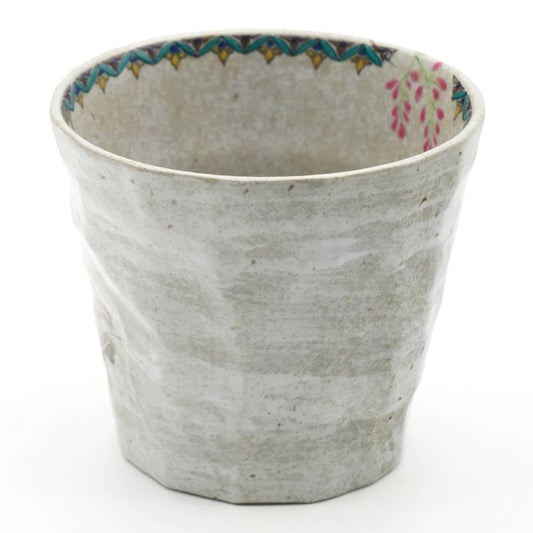 【made in japan】
Kitayama-do Original Kutani Ware Rock Glass with Autumn Grass Design - Exquisite Japanese Craftsmanship. Perfect for Your Tableware Collection!