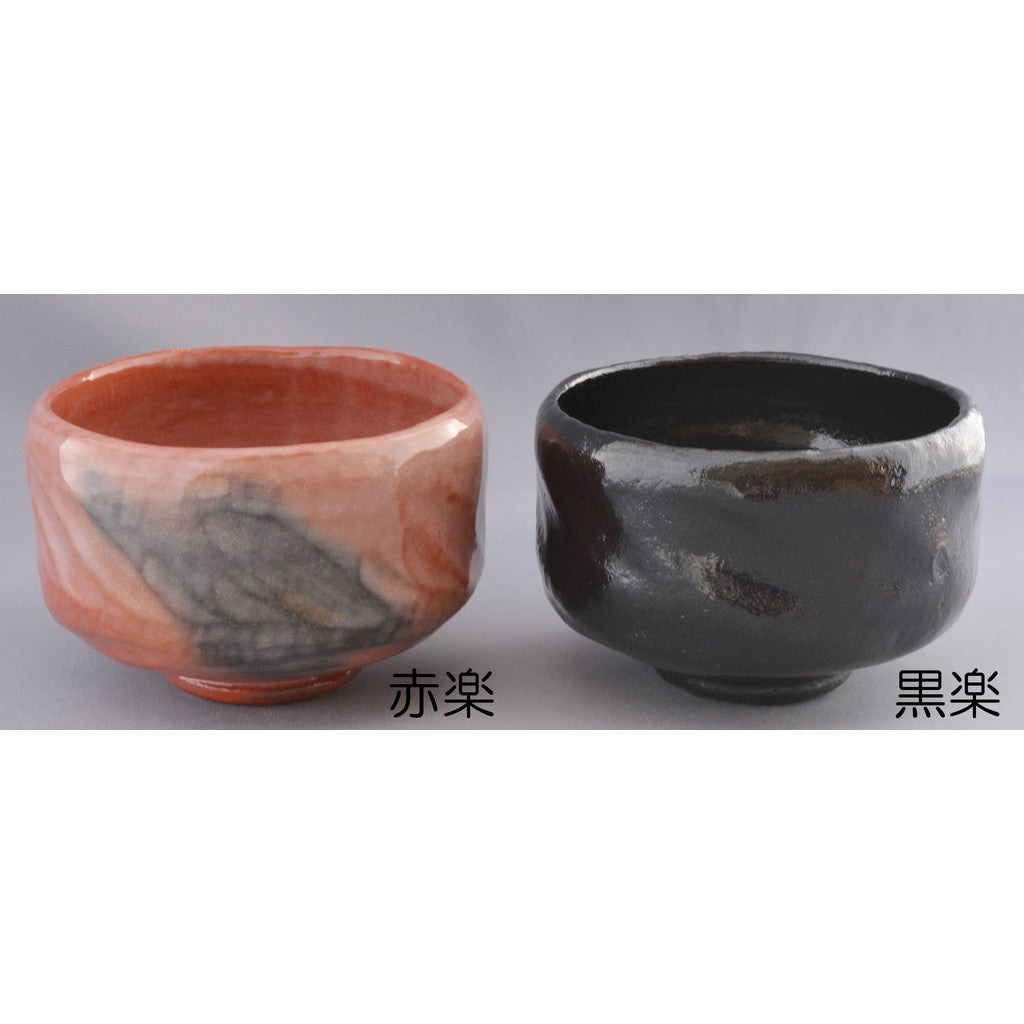 Kyoto Ware, Kiyomizu Ware, Shoraku Kiln, High Matcha Bowl, Black Raku, K4-1 Black