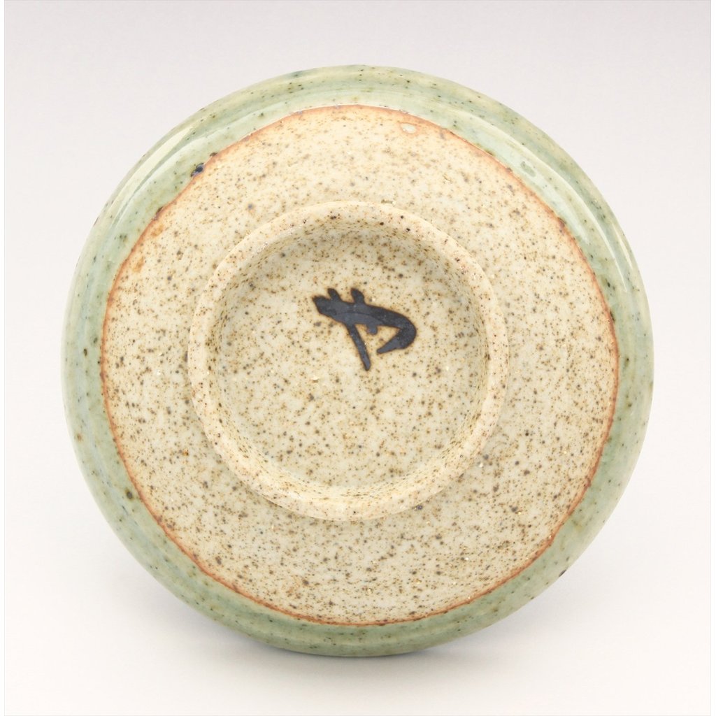 Seto Ware Shinsen Pottery Ash-Glazed "Tokusa" Pattern Japanese Tableware – Plates & Bowls (Made in Japan)