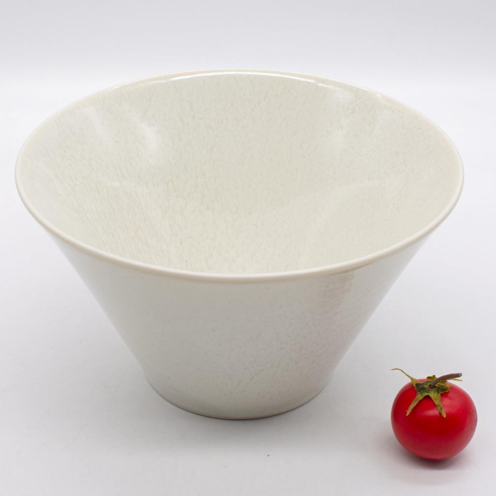 Aito Natural Color Mino Ware Large Donburi/Ramen Bowl 17cm x 9.4cm — Microwave & Dishwasher Safe Japanese Ceramic