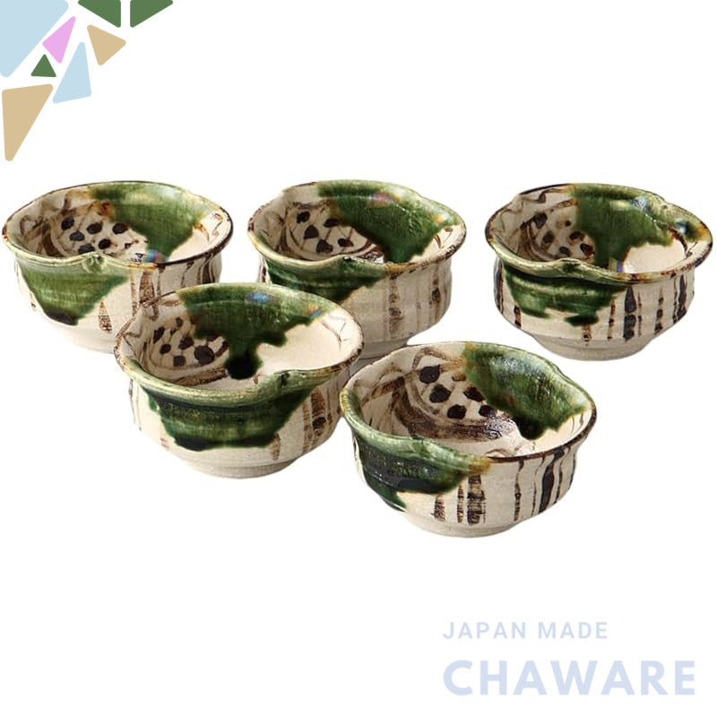 Ale-net Seto Oribe "Madotsuru" Ceramic Tableware Collection (Made in Japan)