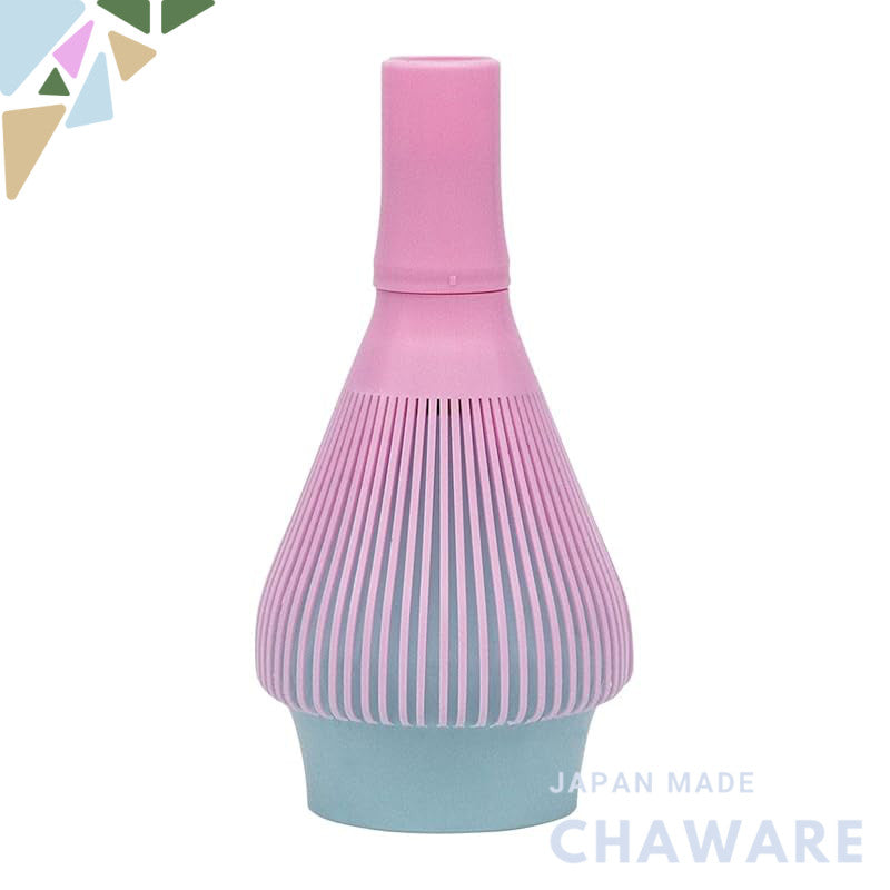 Pink Resin Matcha Whisk (Chasen) - Japanese-Made, Dishwasher-Safe Tea Whisk for Matcha