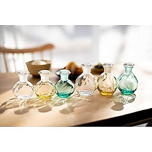 ADERIA Tebineri Soy Sauce Dispenser TR 145ml Made in Japan in Gift Box Glass Tabletop Condiment Holder Perfume Bottle No Drips or Leaks for Soy Sauce, Vinegar, Chili Oil, Spices, Oil Colorful Green F75125