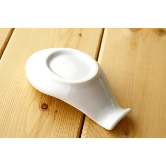 cerapockke Small Seto-yaki Ceramic Chinese Soup Spoon Rest - Made in Japan, Tableware Accent
(92 characters)