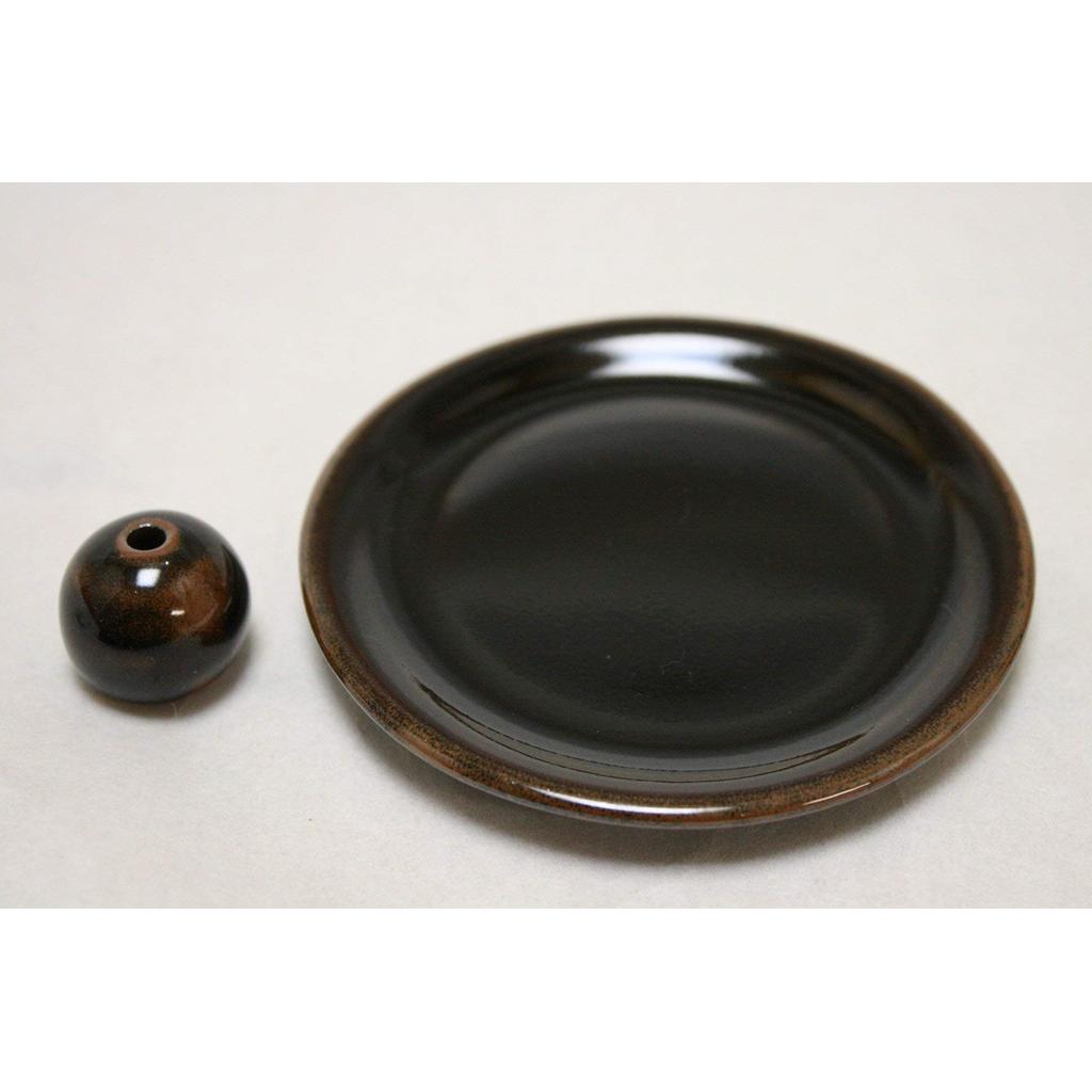 9cm Mino-yaki Ceramic Incense Dish - Made in Japan Incense Holder (ACS WEB SHOP)