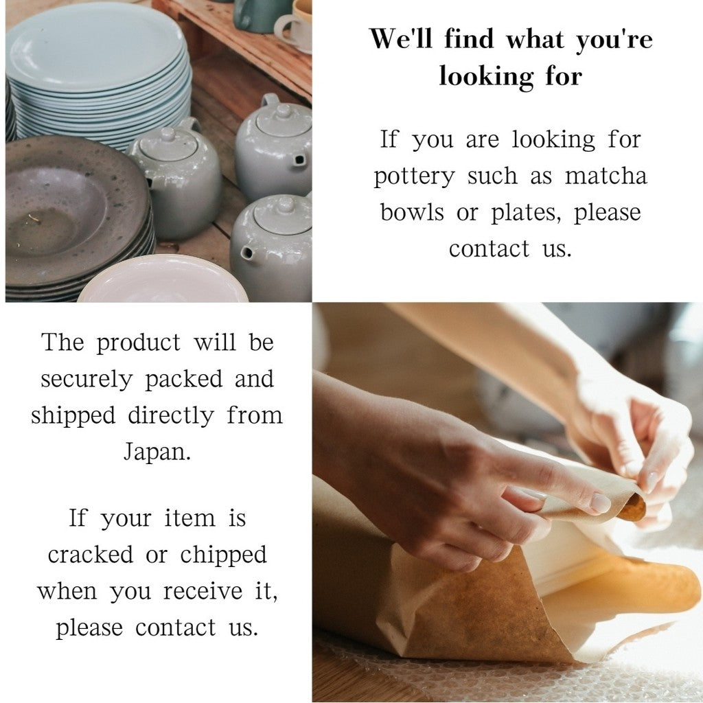 World Create Handmade Matcha Tea Bowl, White Silver Japanese Tea Ceremony Spout, 12.5x11x7.5cm, 16319