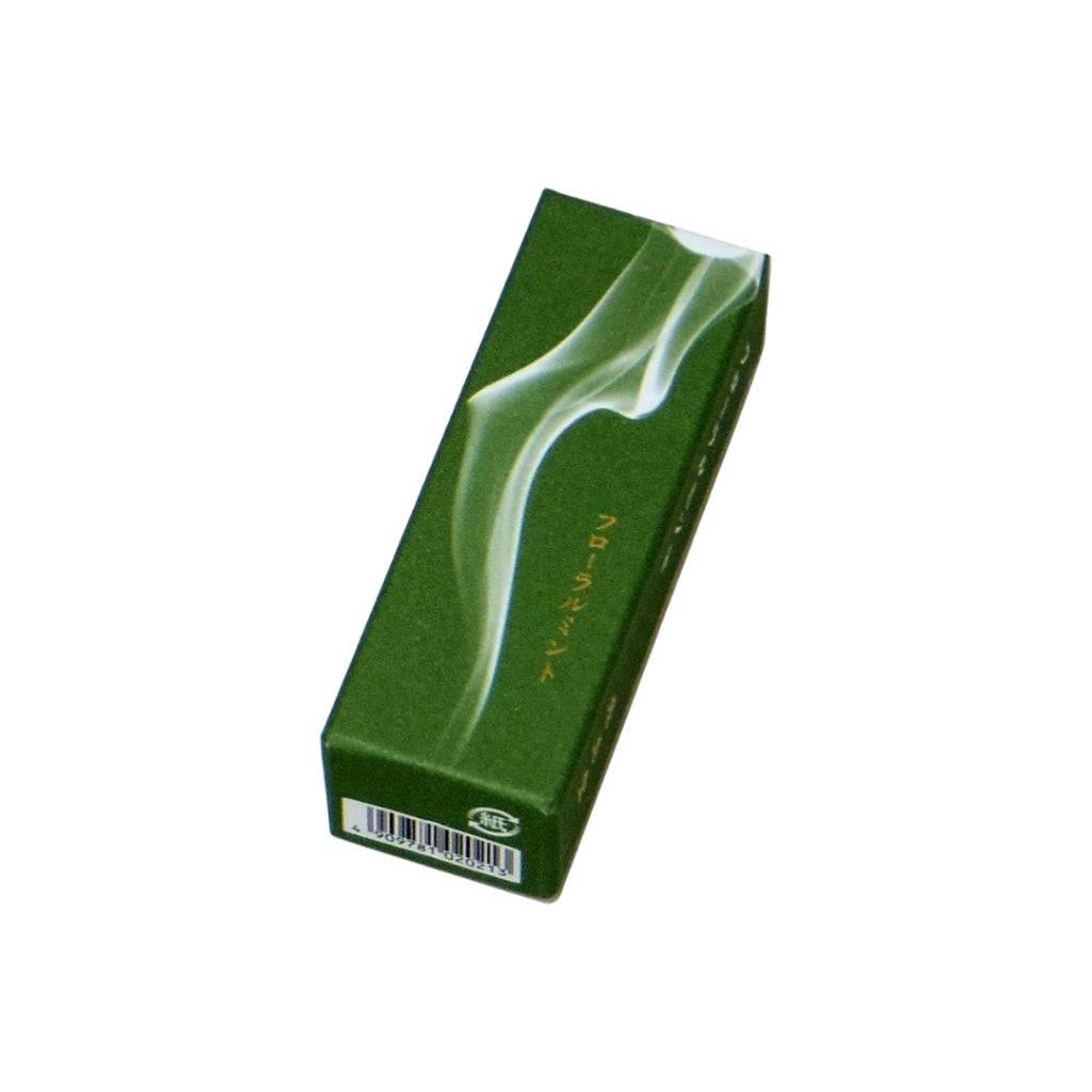 Kyukyodo Incense with Perfume Scent, Floral Mint, 20 Sticks, 6cm