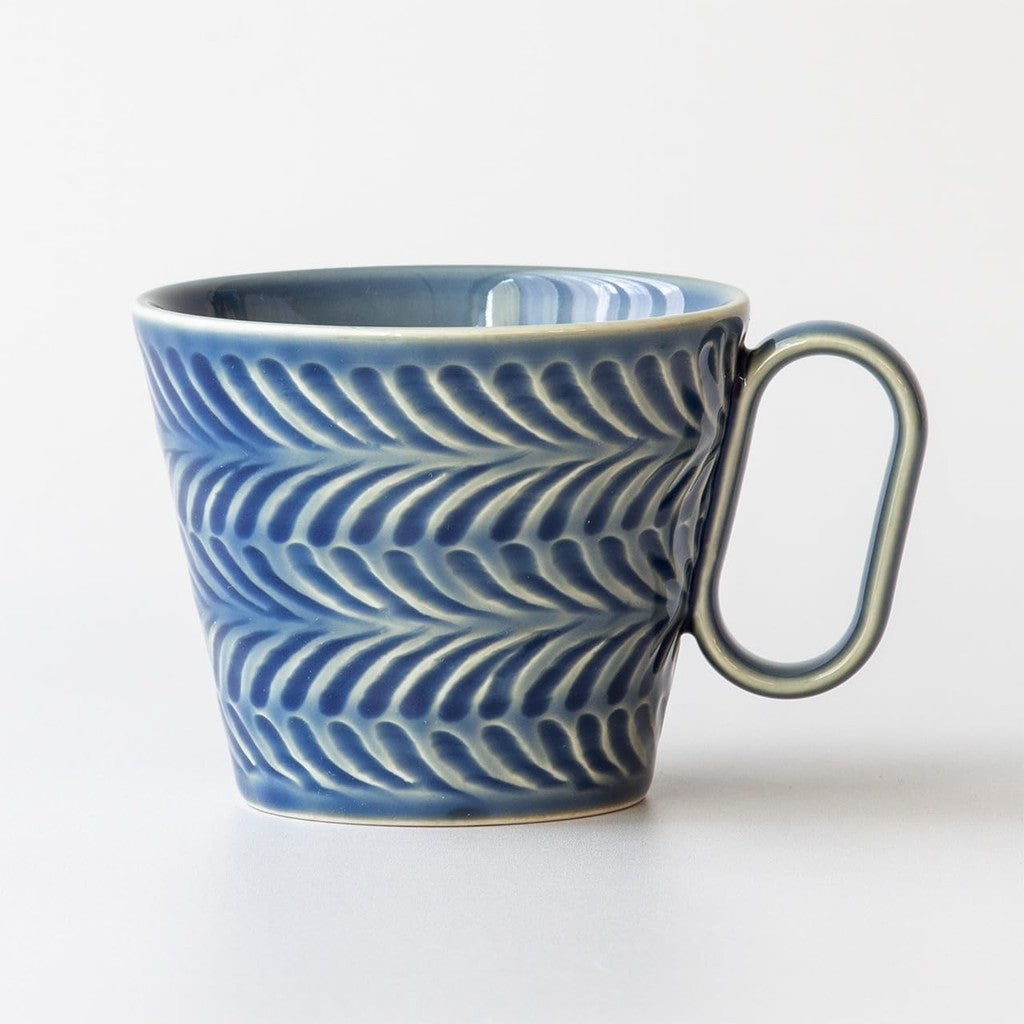 Wired Beans Lifetime Companion Mug - Hasami Porcelain Rosemary 240ml Coffee Cup (Assorted Colors)
