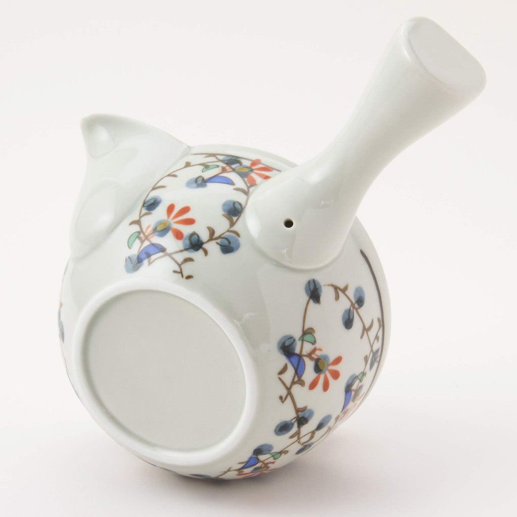 Nishikai Toki Hasami Ware Su雀口中急須 (medium teapot) Kinsouka pattern 66390