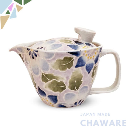 J-kitchens teapot, Hasami ware, Made in Japan, completely hand-painted, comes with a tea strainer, 240ml, large size for