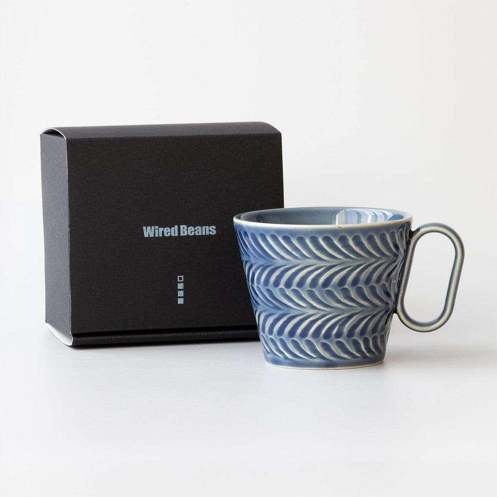 Wired Beans Lifetime Companion Mug - Hasami Porcelain Rosemary 240ml Coffee Cup (Assorted Colors)