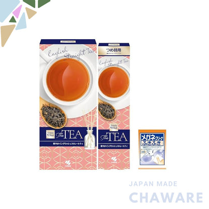 Sawasdee Scented Sticks [Bulk Purchase] [Fragrance for Rooms with Tea Aroma] The TEA Luxurious Straight Tea Main Unit 70ml + Refill 70ml [Kobayashi Pharmaceutical] Air Freshener for Rooms, Bedroom Use, Room Fragrance, Fragrance Diffuser, Reed Diffuser, Ju