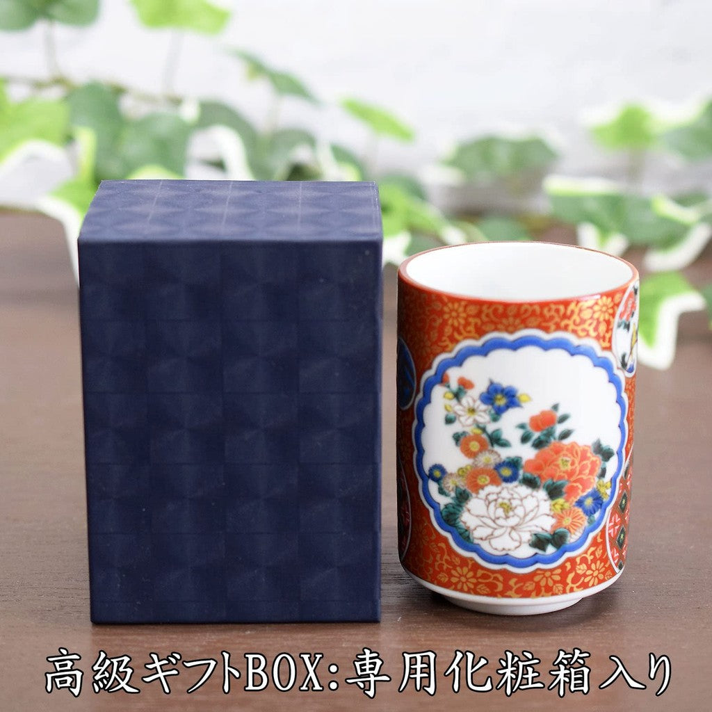 【made in japan】
Waza no Kura Stylish Kutani Ceramics High-Quality Tea Cup Shozan Pottery Japanese Tableware Made in Japan