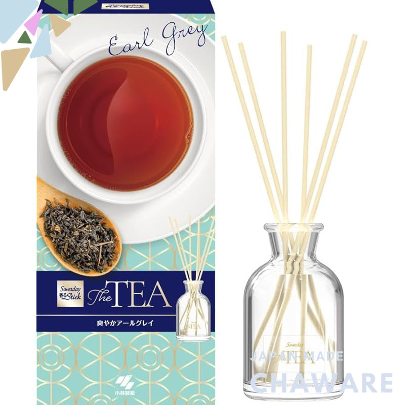 Sawddee Fragrance Stick [Room Air Freshener with Black Tea Aroma] The TEA Refreshing Earl Grey Main Body 70ml [Kobayashi