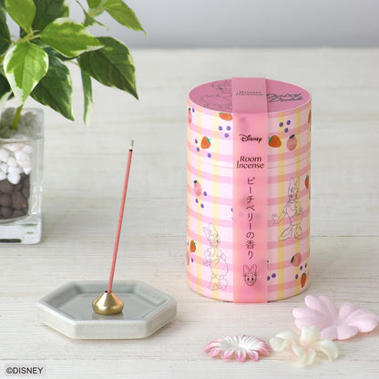 Kameyama Disney Room Incense Daisy Duck Peach Berry Fragrance, approximately 90g, about 320 sticks of incense.