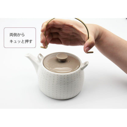 [Dolce duo] Teapot Set with Cups Teapot, yunomi (Japanese teacup), cups, and strainer included Tea Set Gift Set Ceramic Birthday Gift PD-1501