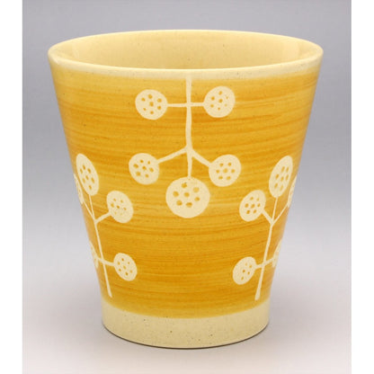 Hasami Porcelain Free Cup - Tree Design - Gray - 506092