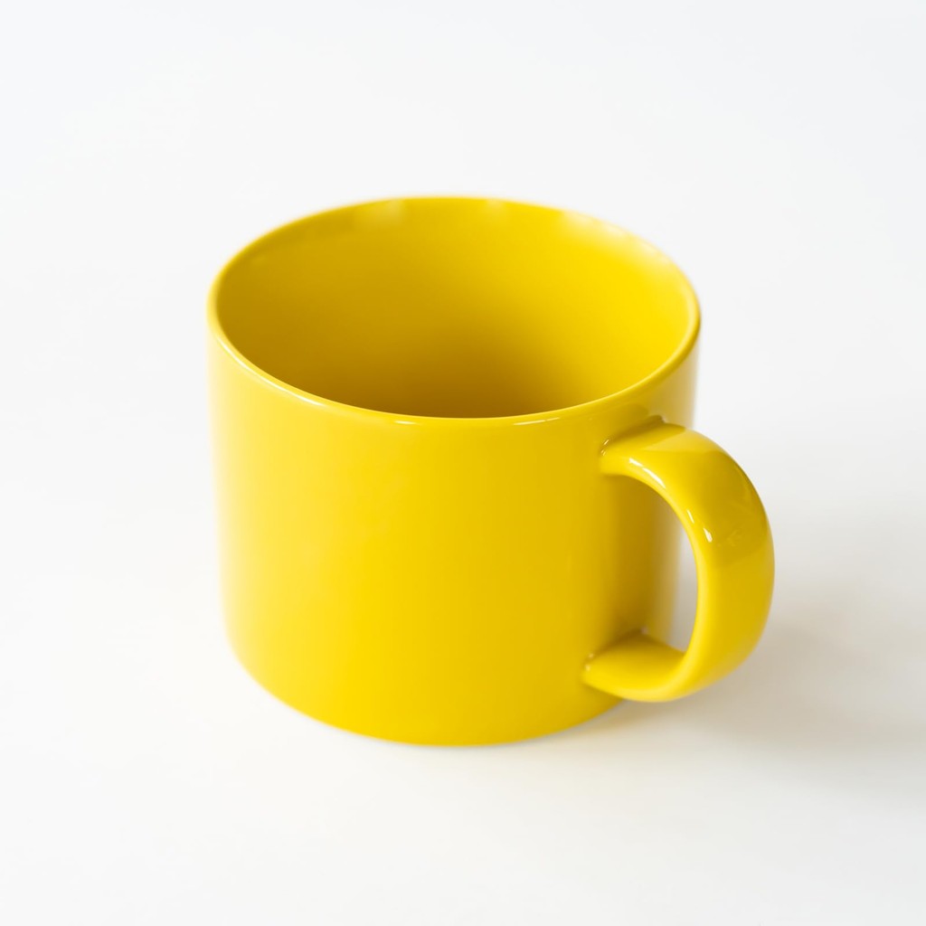 Nishikai Pottery Hasami Ware Common Soup Cup - 380ml, Microwave and Dishwasher Safe, Various Colors