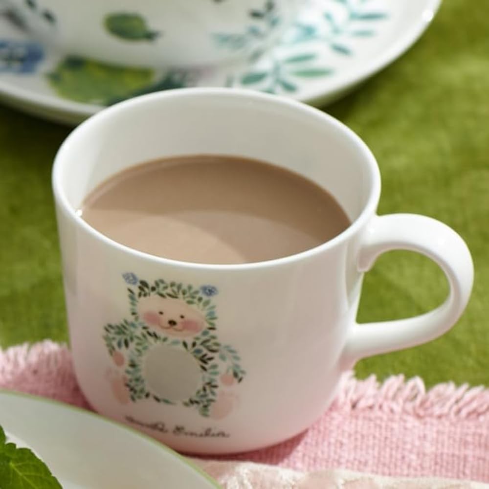 NARUMI Mug Anna Emilia 220cc Bear Cute Small Microwave Safe Dishwasher Safe Gift Box Included 51949-2924P