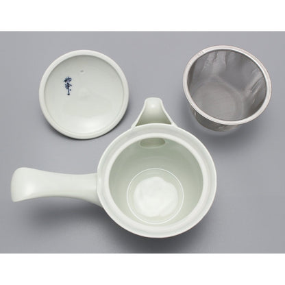 Hasami Ware Fukimine Kiln Dot Grid Teapot (with strainer) 04-069
