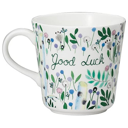 NARUMI Mug Anna Emilia 340cc Good luck Floral Pattern Cute Large Size Gift Microwave Safe Dishwasher Safe with Gift Box 51948-2923P