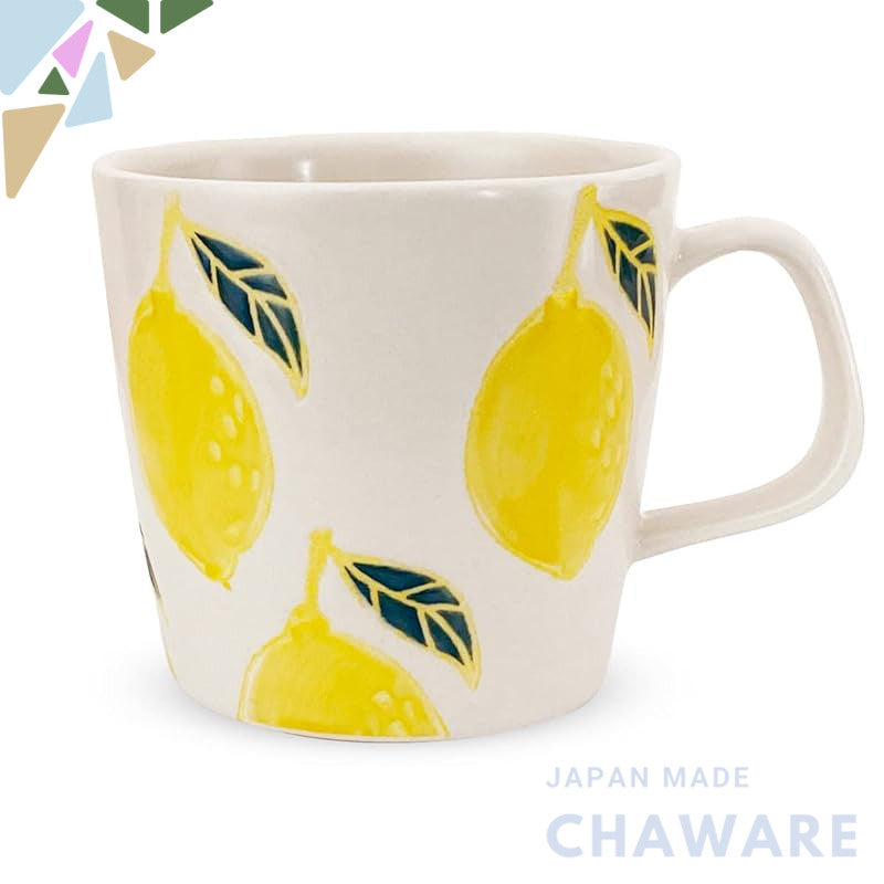 J-kitchens Studio Sho~ Fresh Art Mug Lemon Hasami Ware Made in Japan