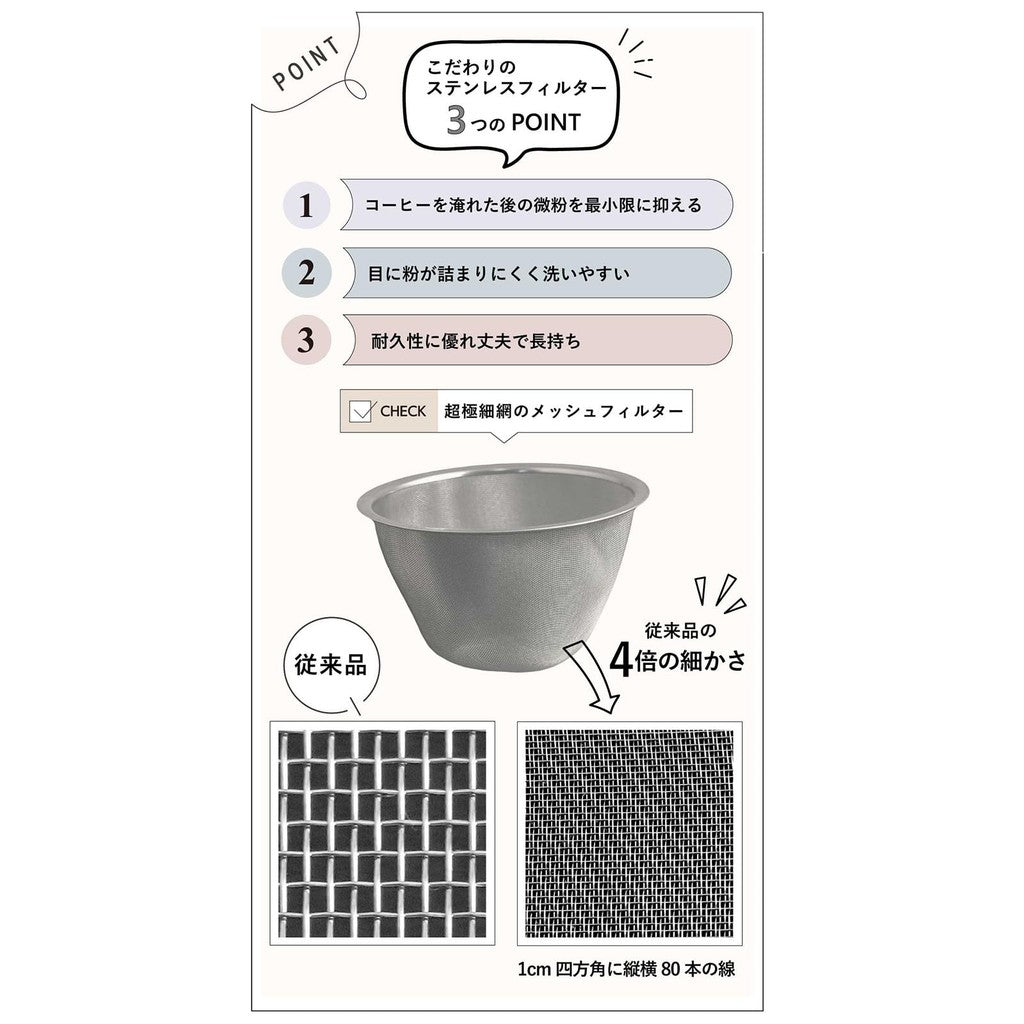 Hasami ware, Chojuro kiln coffee teapot, capacity approximately 300ml (about 2 cups), dishwasher safe, equipped with a filter, just pour hot water and steep for authentic coffee, black glaze, 333548.