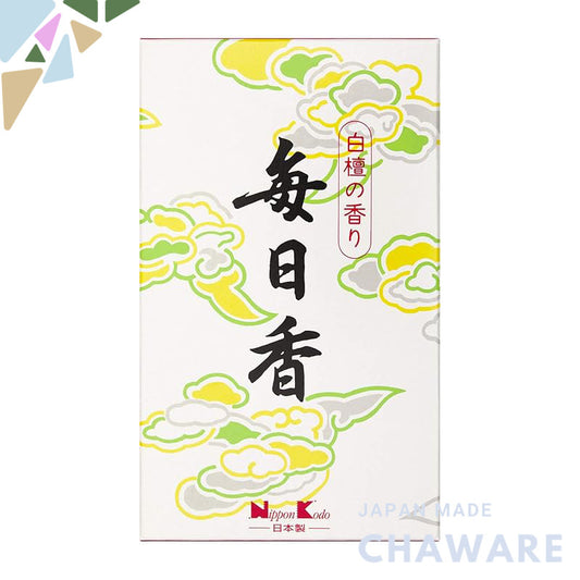 Daily Incense Long Size, Medium Handle, 10 pieces, approximately 17g each x 10, Stick Incense, Nippon Kodo, Made in Japa