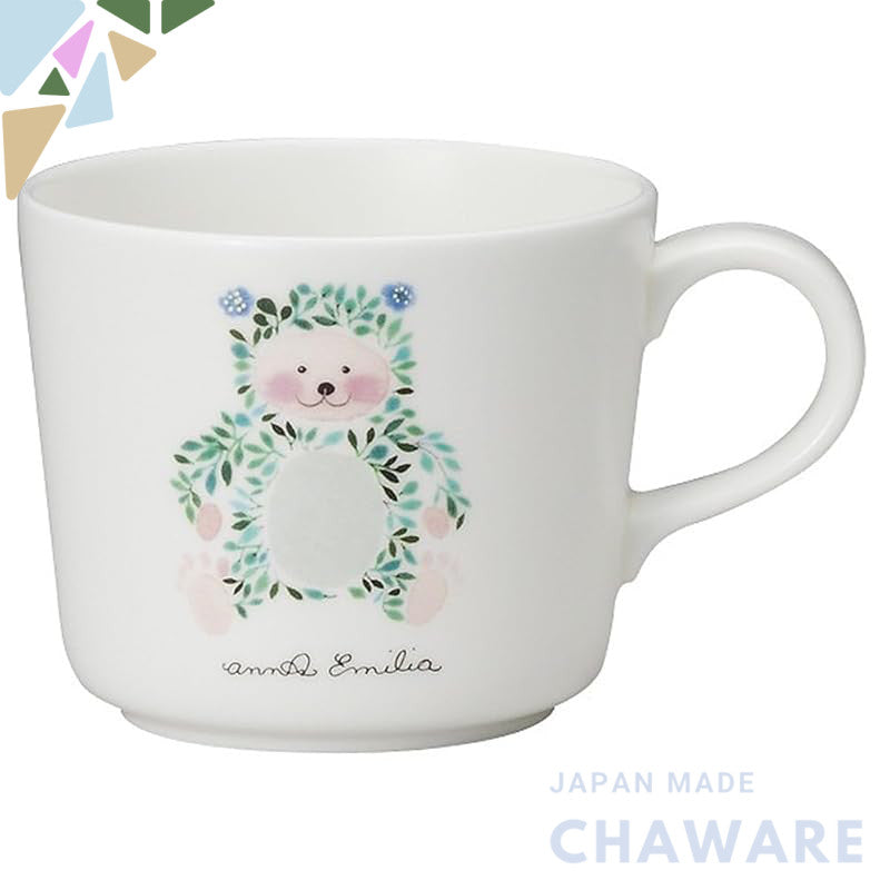 NARUMI Mug Anna Emilia 220cc Bear Cute Small Microwave Safe Dishwasher Safe Gift Box Included 51949-2924P
