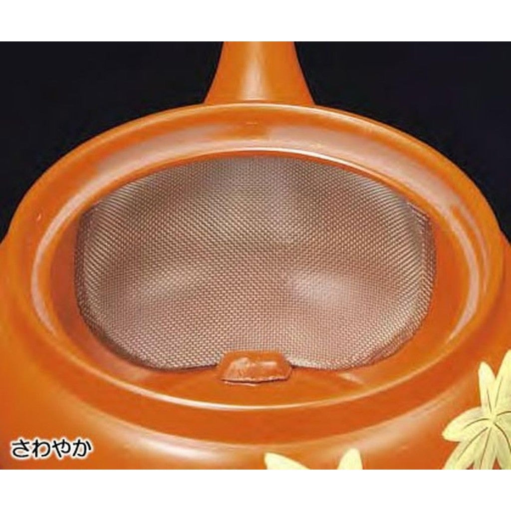 J-kitchens Teapot Ceramic Single-Person Japanese-made Chic Stylish Easy-to-use 230cc (Deep Steaming / Refreshing Mesh)