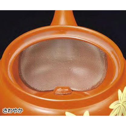 J-kitchens Teapot Ceramic Single-Person Japanese-made Chic Stylish Easy-to-use 230cc (Deep Steaming / Refreshing Mesh)