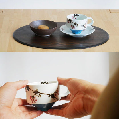 "Hasami Porcelain Lightweight and Versatile Yamaki Mug / Coffee Mug / Tea Cup (Set or Single)"