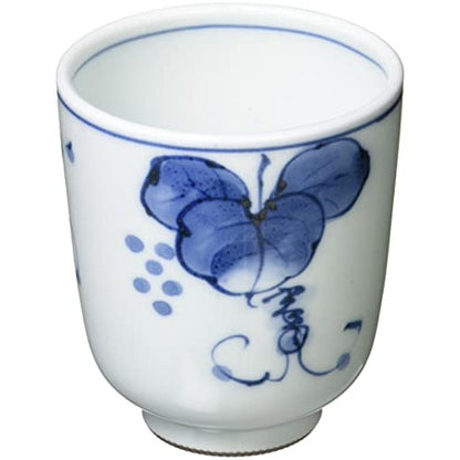 【made in japan】Hasami Ware Heisei Grapes Lightweight Tea Cup Large Microwave and Dishwasher Safe Made in Japan 19922