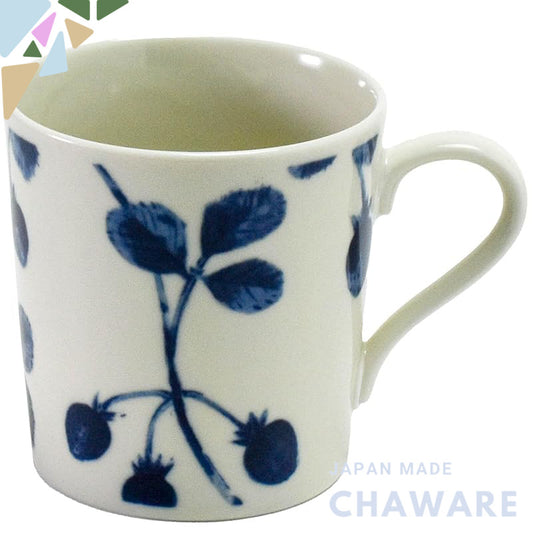 Aito Manufacturing "Botanical" Mug, Large Size, Approximately 340ml, 9×9cm, Scandinavian Design, Mino Ware, Dishwasher S