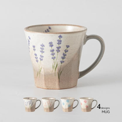 Lavender Mug, Japanese Tableware, Purple, 220cc, Ceramic, Made in Japan, 21633