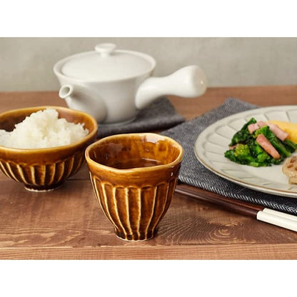【made in Japan】
EAST table Yunyomi Wa no Shinogi Cup Japanese Tableware Amé 190cc Made in Japan Microwave Safe Dishwasher Safe Cup Yunami ic-015-03
