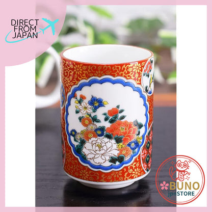 【made in japan】
Waza no Kura Stylish Kutani Ceramics High-Quality Tea Cup Shozan Pottery Japanese Tableware Made in Japa