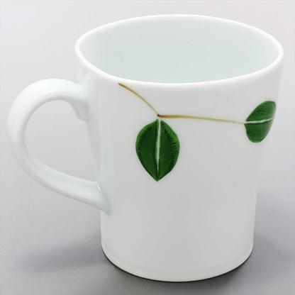 Hamato Hasami Ware Tenryu Kiln Buki Hana Lightweight Mug Red 401688 290ml