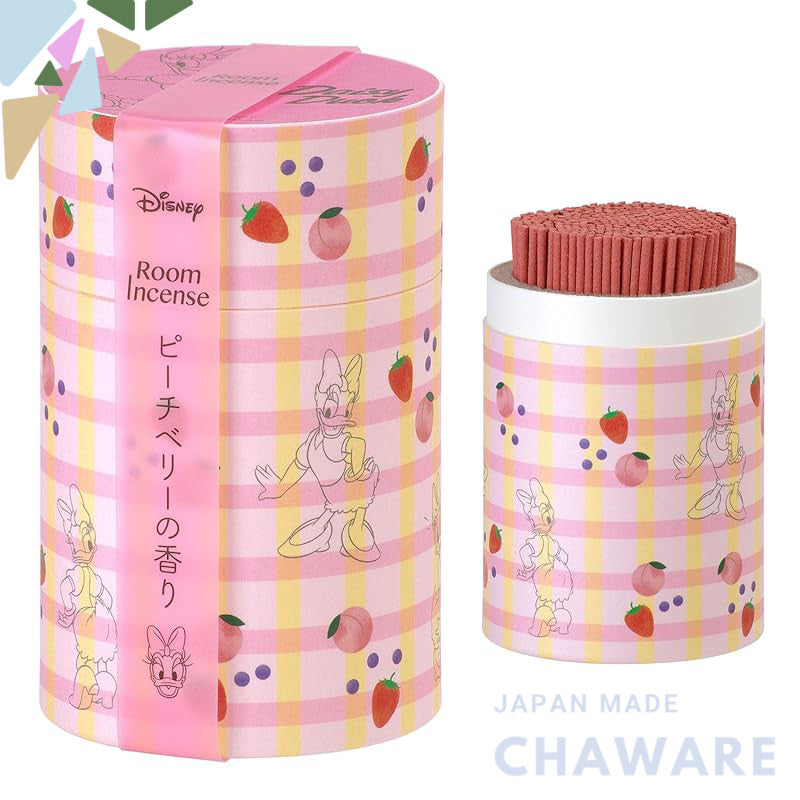 Kameyama Disney Room Incense Daisy Duck Peach Berry Fragrance, approximately 90g, about 320 sticks of incense.