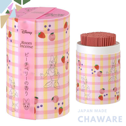 Kameyama Disney Room Incense Daisy Duck Peach Berry Fragrance, approximately 90g, about 320 sticks of incense.