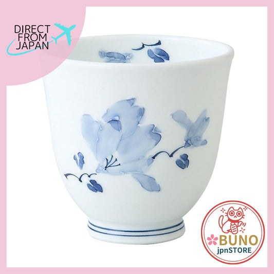 【made in japan】
Hasami ware lightweight teacup (large) with Tsuji-gahana pattern 73039
