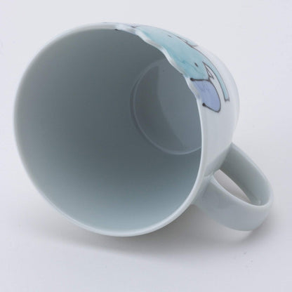 Hasami Ware Mini Mug Cup - Elephant Design 42181